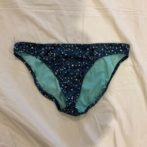 J. Crew Blue and Green Bikini Bottom